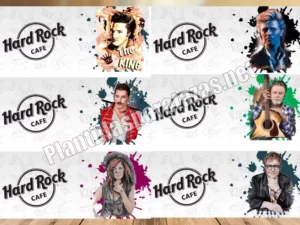mockup plantillas para tazas hard rock cafe
