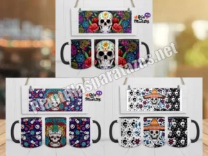 Lee más sobre el artículo 9 plantillas para tazas del día de los muertos