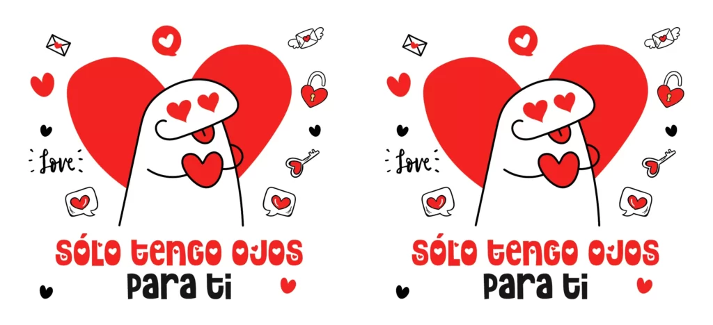 plantillas para tazas del día del amor y la amistad - solo tengo ojos para ti