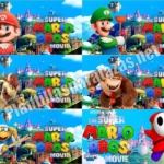 plantillas para tazas de Super Mario la película