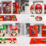 plantillas para tazas de Super Mario