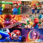 Mockups plantillas para tazas super mario, la pelicula