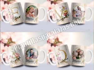 Lee más sobre el artículo 26 Plantillas para tazas del Día de la Madre personalizadas con letras y fotos