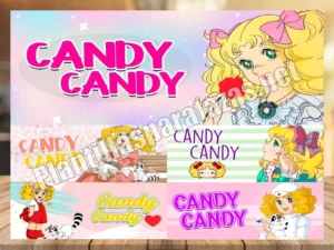 Presentación plantillas para tazas de Candy Candy
