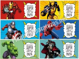 Lee más sobre el artículo 8 Plantillas para tazas del Día del Padre con personajes Marvel