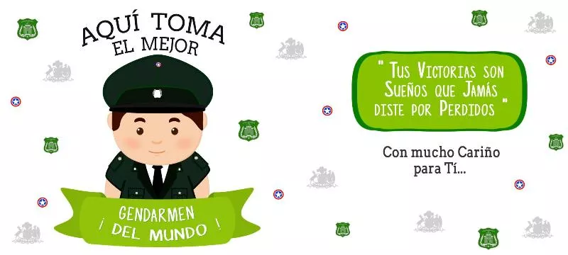 plantillas para tazas aqui toma gendarmeria