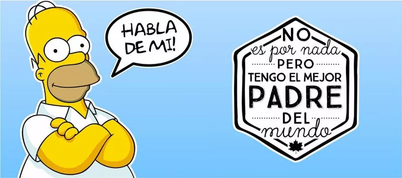 plantillas para el día del padre Simpsons