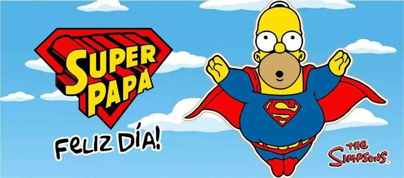 plantillas para el día del padre Simpsons