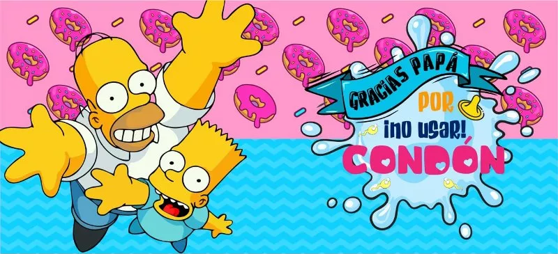 plantillas para el día del padre Simpsons