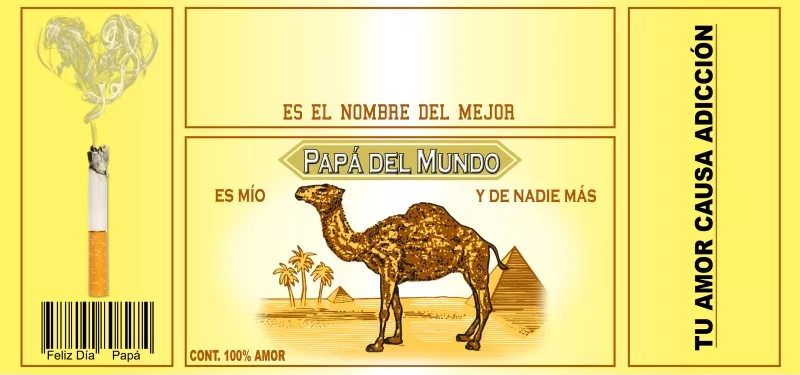 plantillas personalizar día del padre - Tu amor causa adicción