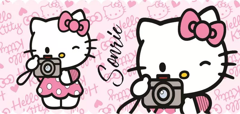 13 plantillas para tazas de Hello Kitty