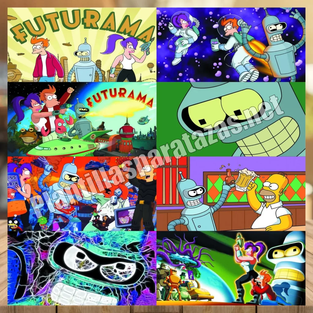 Plantillas para tazas de futurama