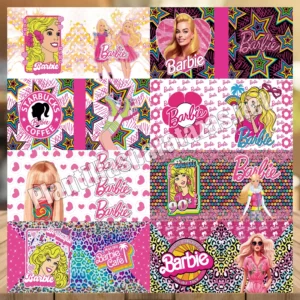 pack plantillas para tazas de barbie