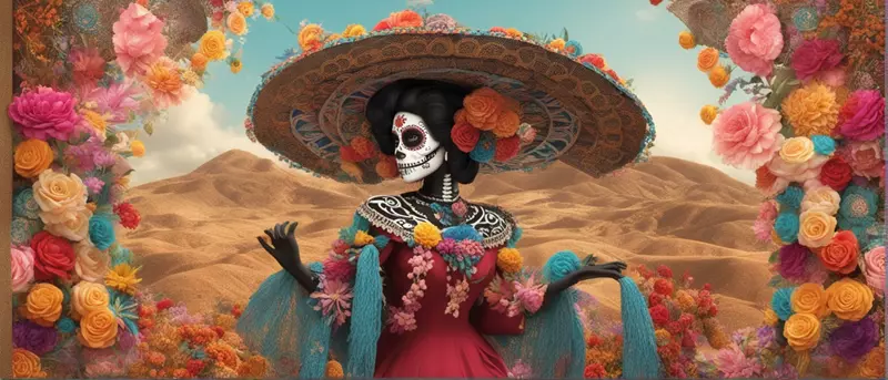 plantillas para tazas de catrinas mexicanas