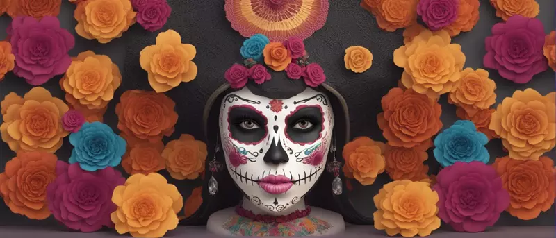 plantillas para tazas de catrinas mexicanas