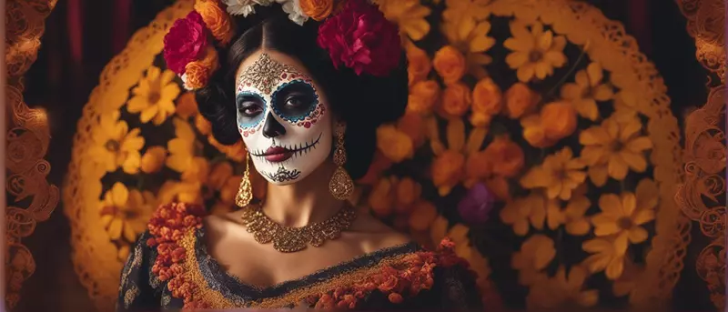 plantillas para tazas de catrinas mexicanas