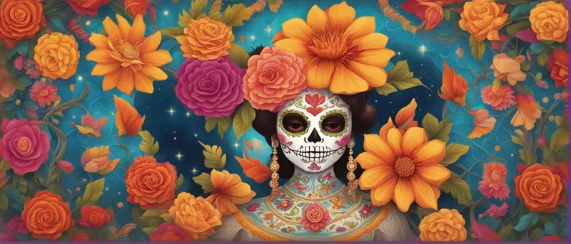 plantillas para tazas de catrinas mexicanas