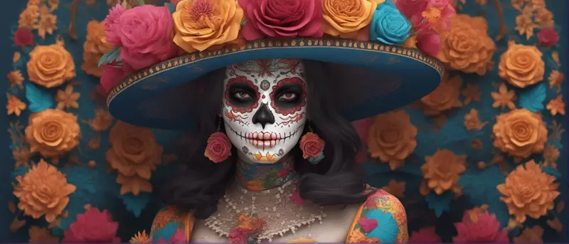 plantillas para tazas de catrinas mexicanas