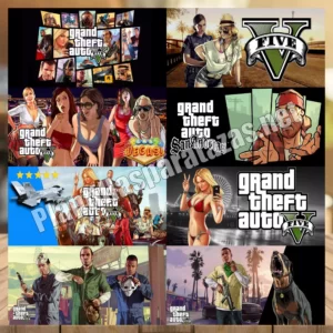 Pack de plantillas para sublimar tazas de GTA