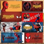 paquete de plantillas para tazas de Spiderman