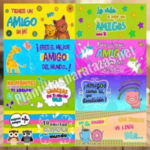 Lee más sobre el artículo Plantillas Para Tazas Día del Amigo