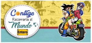 Plantillas para tazas de Dragonball para San Valentín - Contigo recorrería el mundo entero