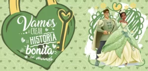 plantilla para tazas de las princesas Disney para San Valentín con Tiana