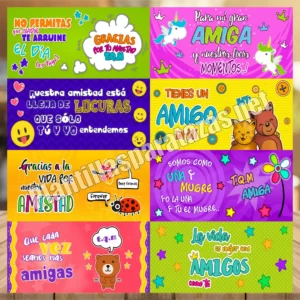 Lee más sobre el artículo Plantillas Para Tazas del Día de la Amistad 🎉